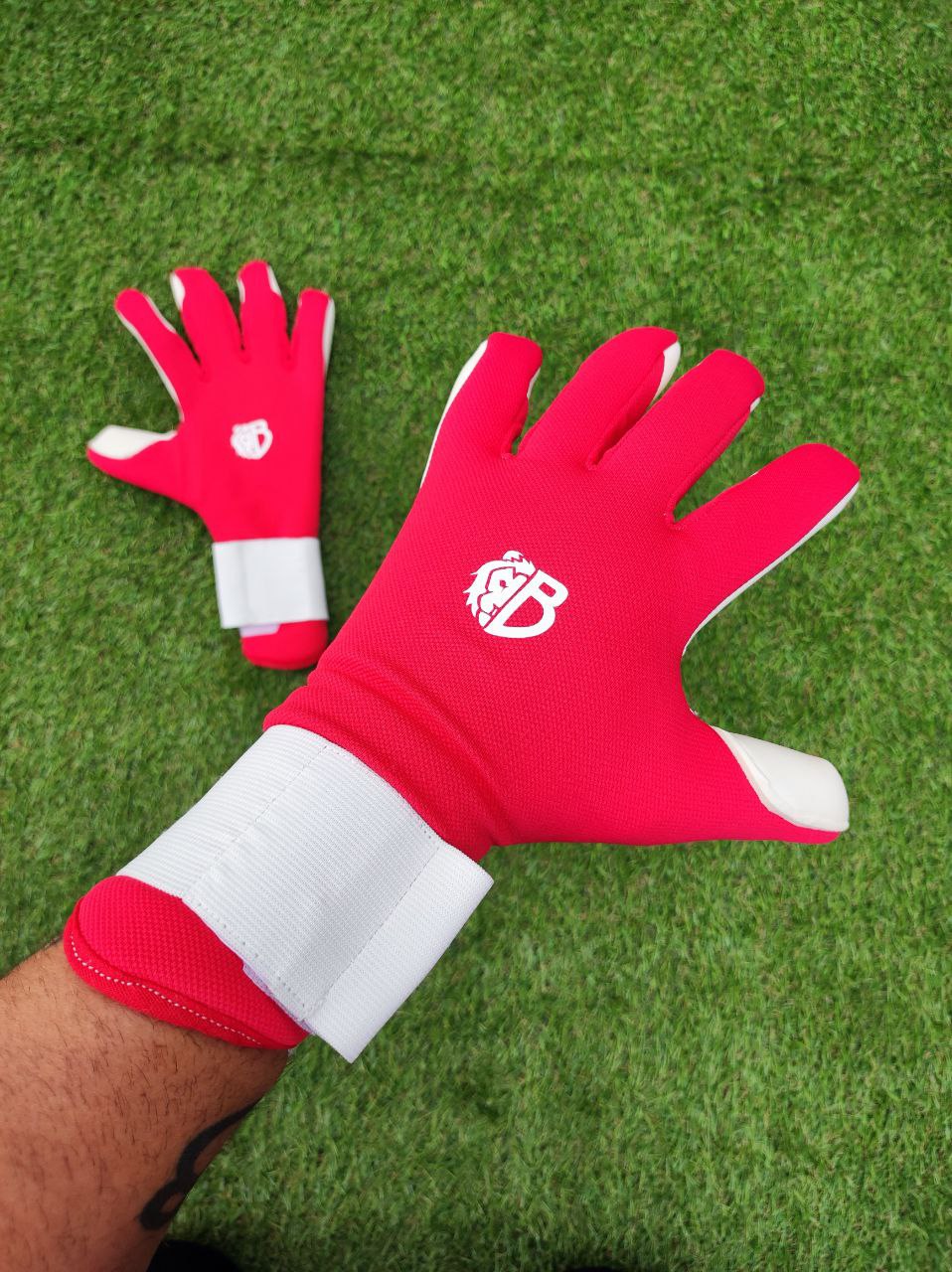 Вратарские перчатки Bravry Catalyst Red/ White Supersoft